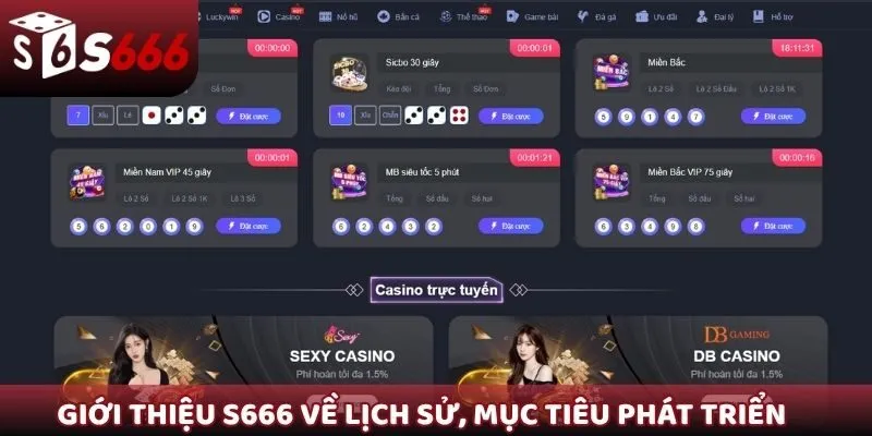 Giới thiệu S666 về lịch sử, mục tiêu phát triển