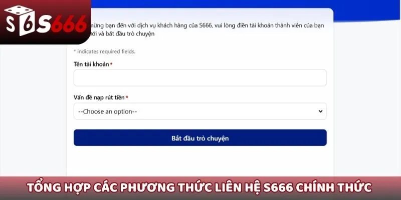 Tổng hợp các phương thức liên hệ S666 chính thức và an toàn